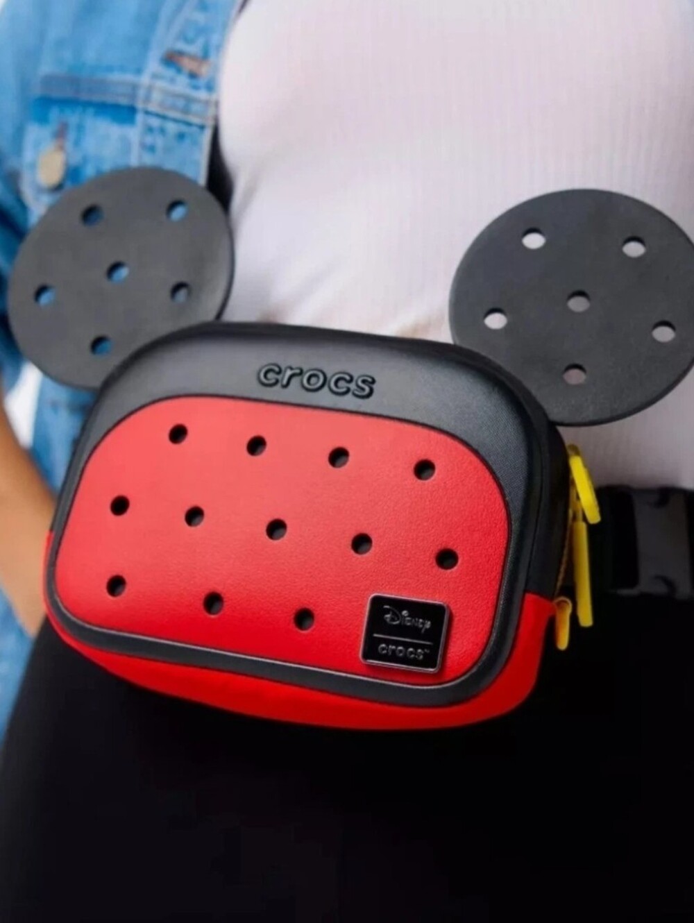 CROCS  Disney Mickey Mouse BELT BAG NWT